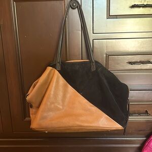 Used leather/ suede large bag in good condition.